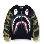 BAPE Camo Shark Teeth Sweater