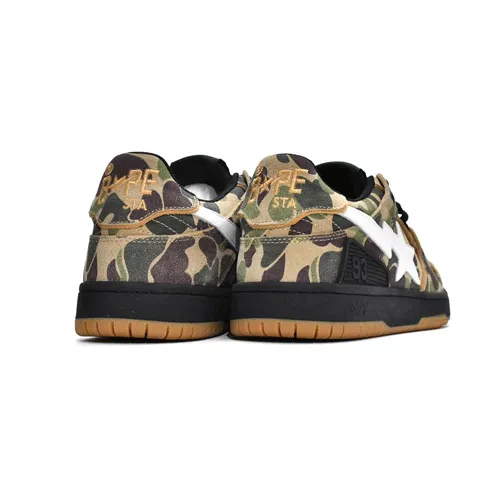 BAPESTA ABC SK8 Low Army Shoes