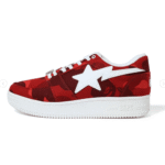 BAPESTA Red Camo Shoes